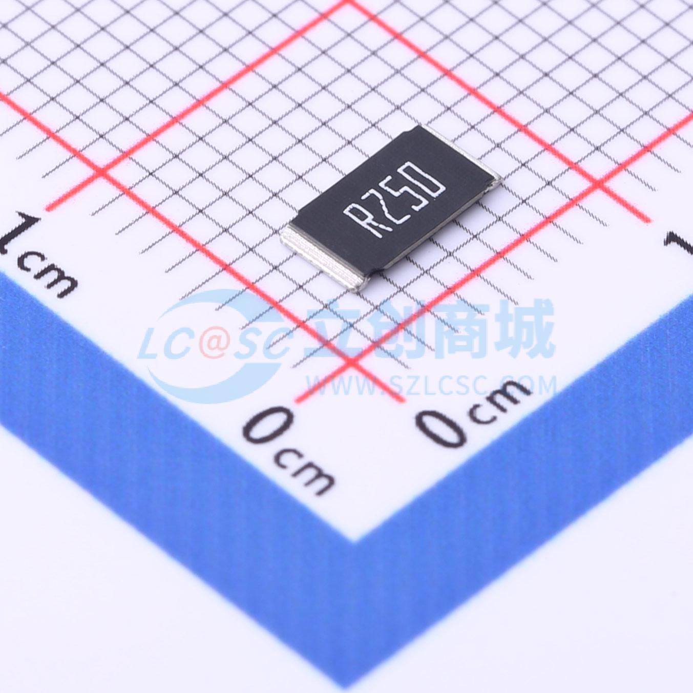 点击查看大图 HoGT2512-2W-250mR-1%实物图