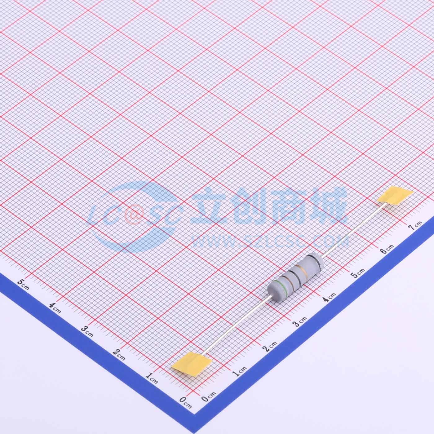 点击查看大图 KNP2W-51Ω±5%T实物图