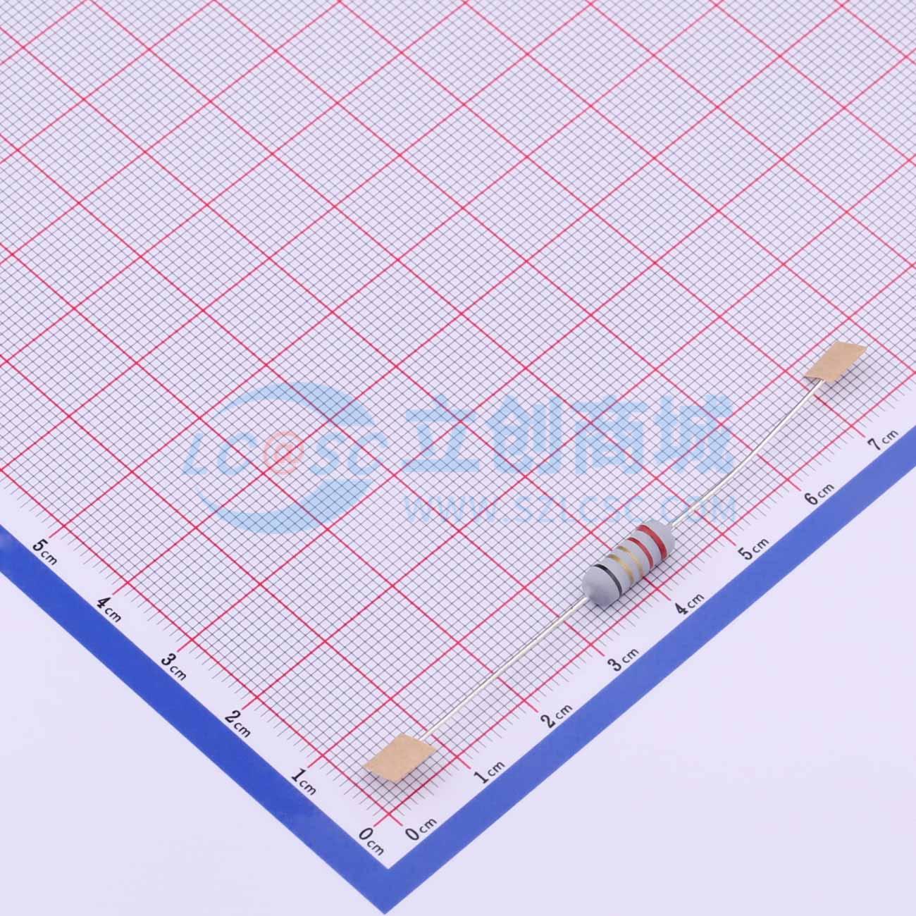 点击查看大图 KNP1W-2Ω2±5%-6T63实物图