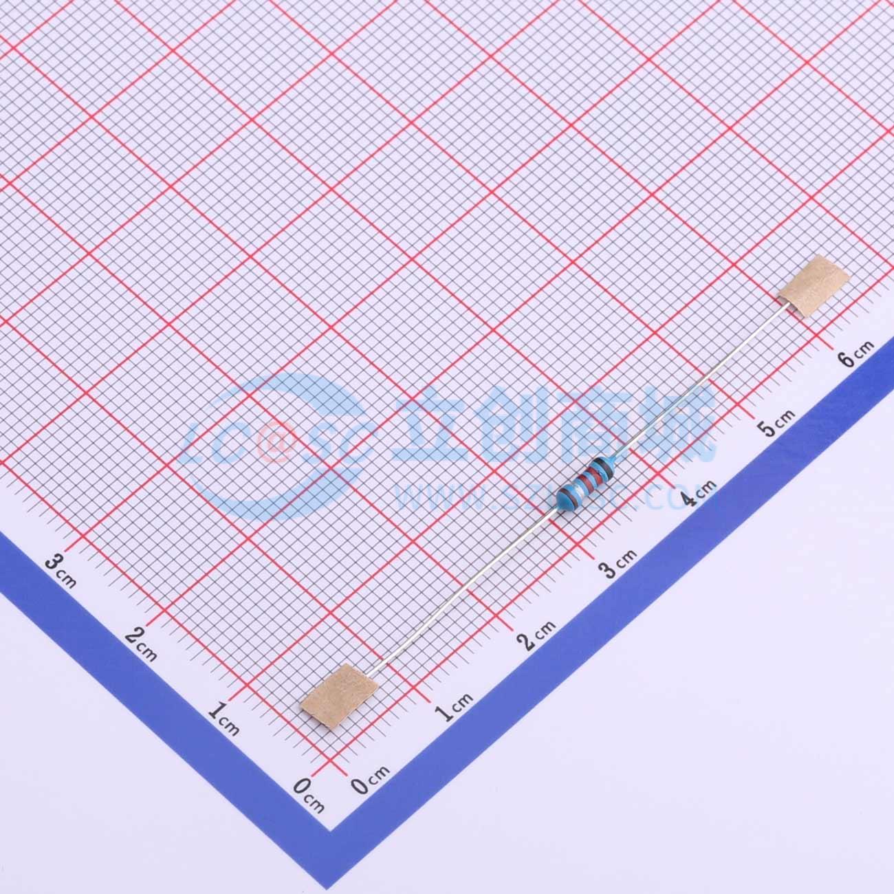 MF1/4W-0.22Ω±1%T52实物图