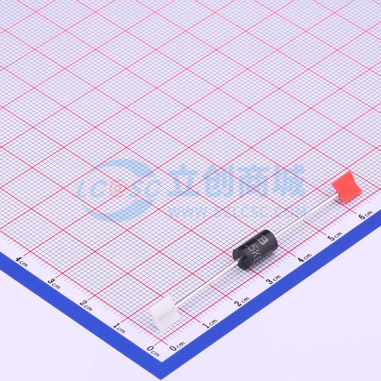 点击查看大图 1.5KE62CA/B实物图