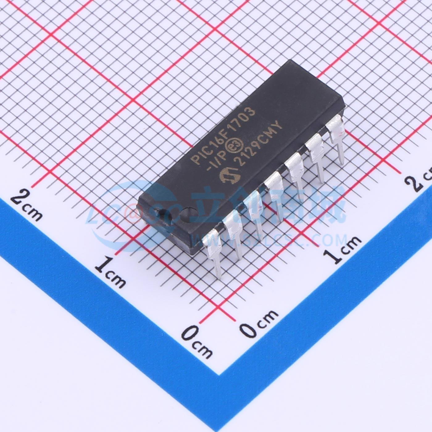 点击查看大图 PIC16F1703-I/P实物图