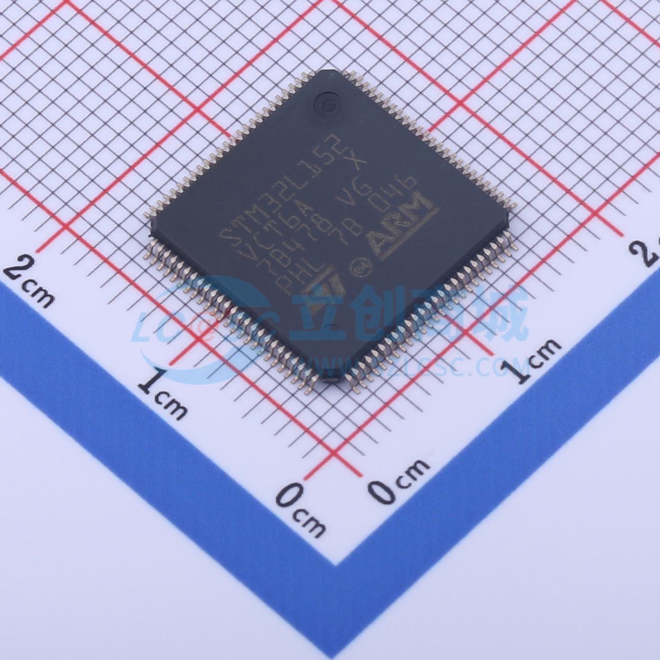 STM32L152VCT6A实物图