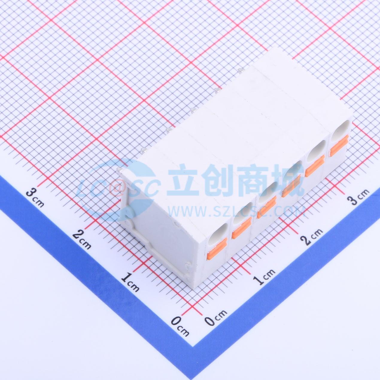 点击查看大图 KF239-5.08-6P实物图