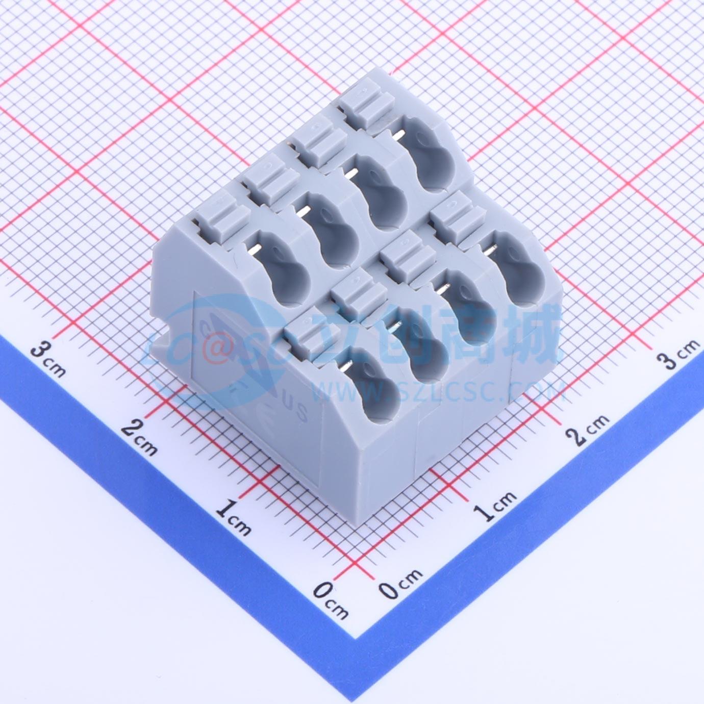 点击查看大图 KF250T-5.0-2*4P实物图