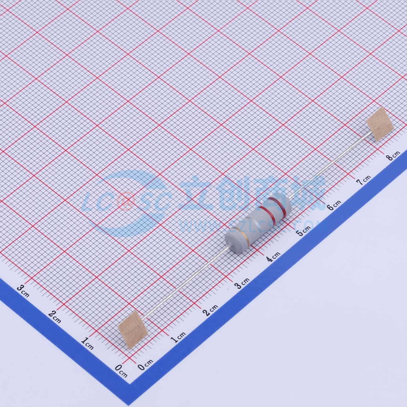 点击查看大图 MOF5WS-0.22Ω±5%T实物图
