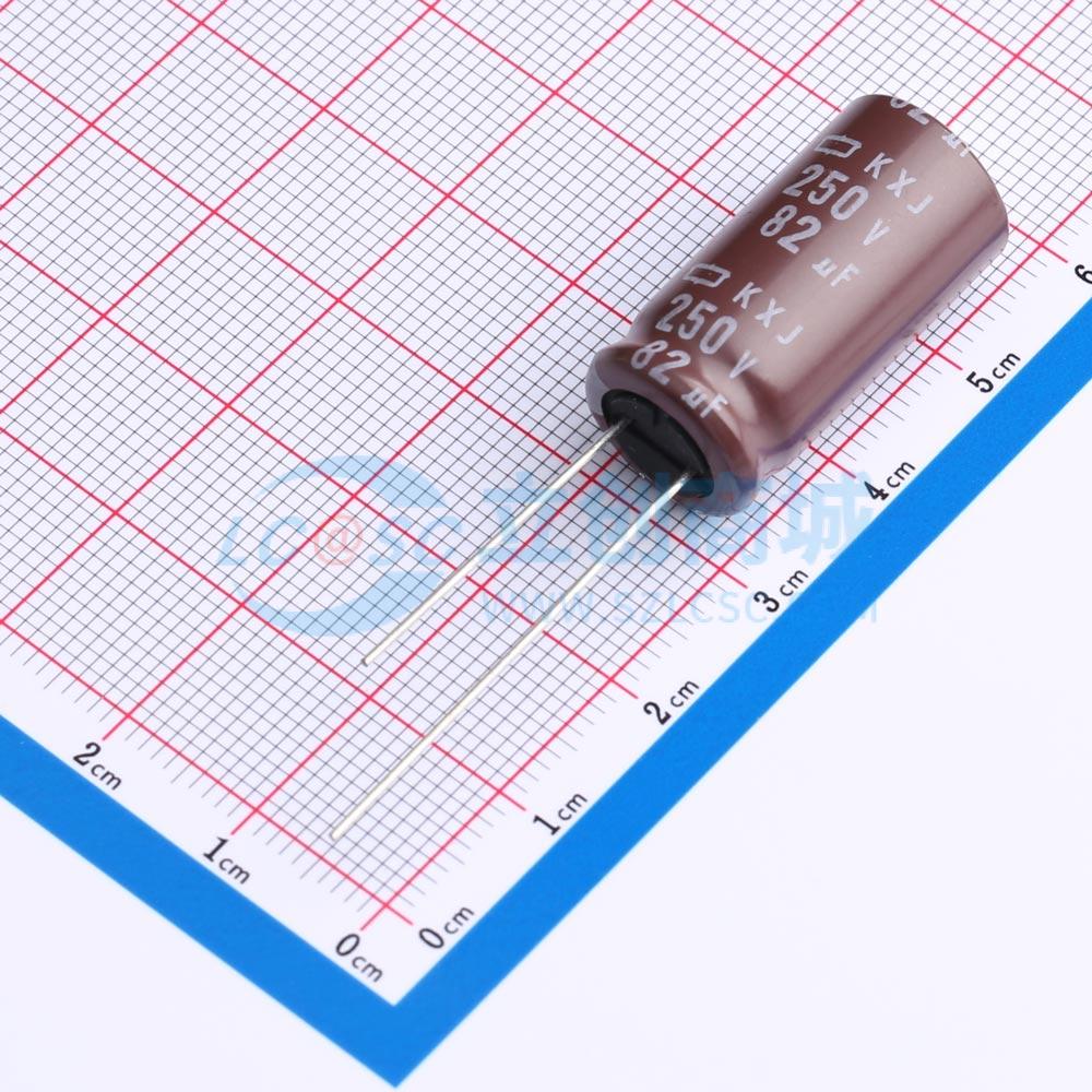 点击查看大图 EKXJ251ELL820MK25S实物图