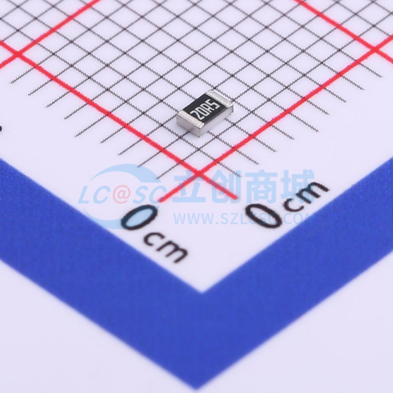 点击查看大图 AC0805FR-7W20R5L实物图