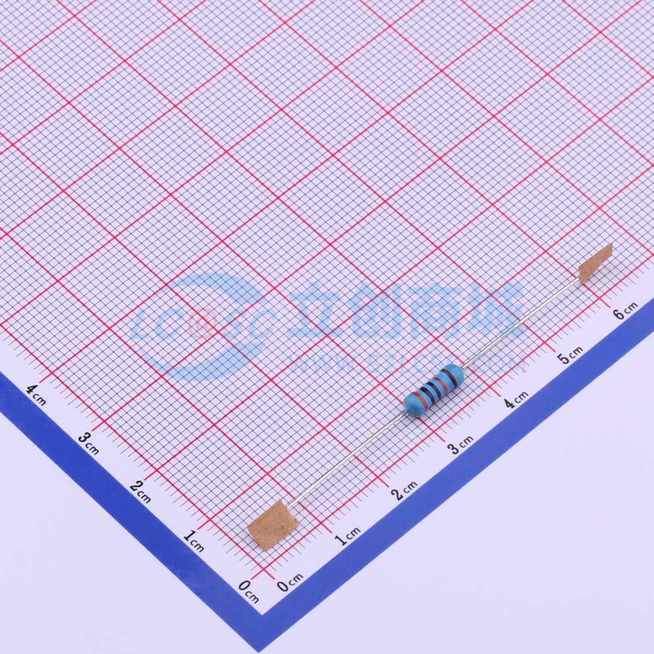 点击查看大图 MF1/2W-300K±1%-XT52实物图