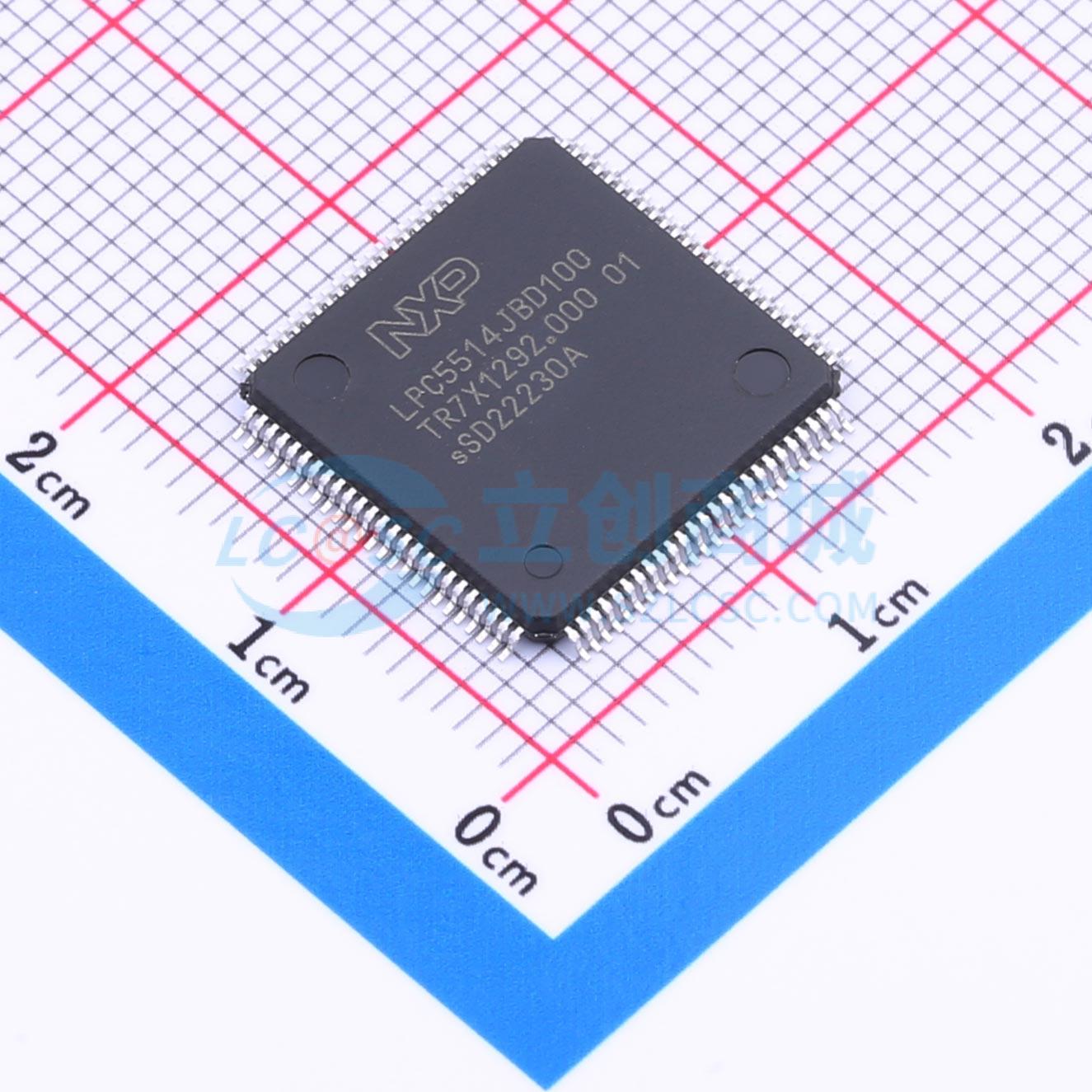 点击查看大图 LPC5514JBD100E实物图