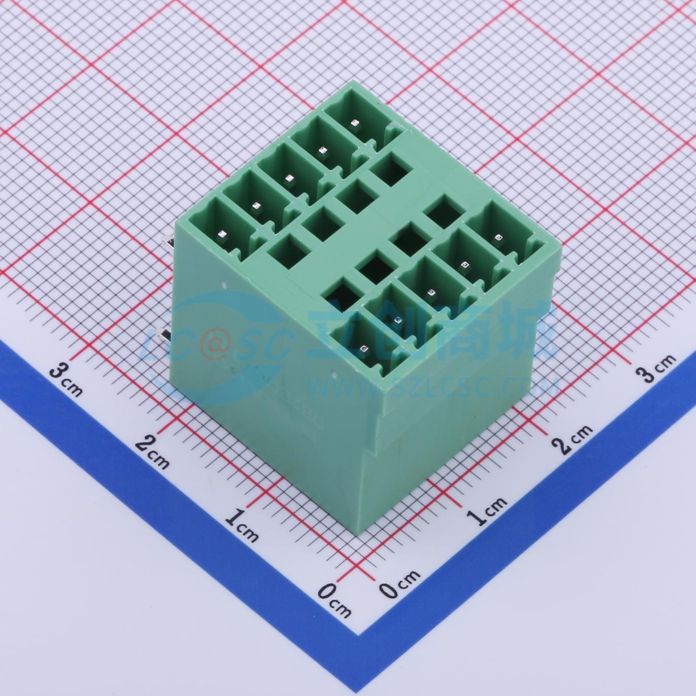 点击查看大图 DB2ERH-3.81-2*5P-GN实物图