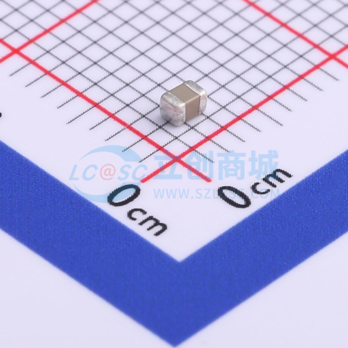 点击查看大图 CC0805KKX5R5BB105实物图