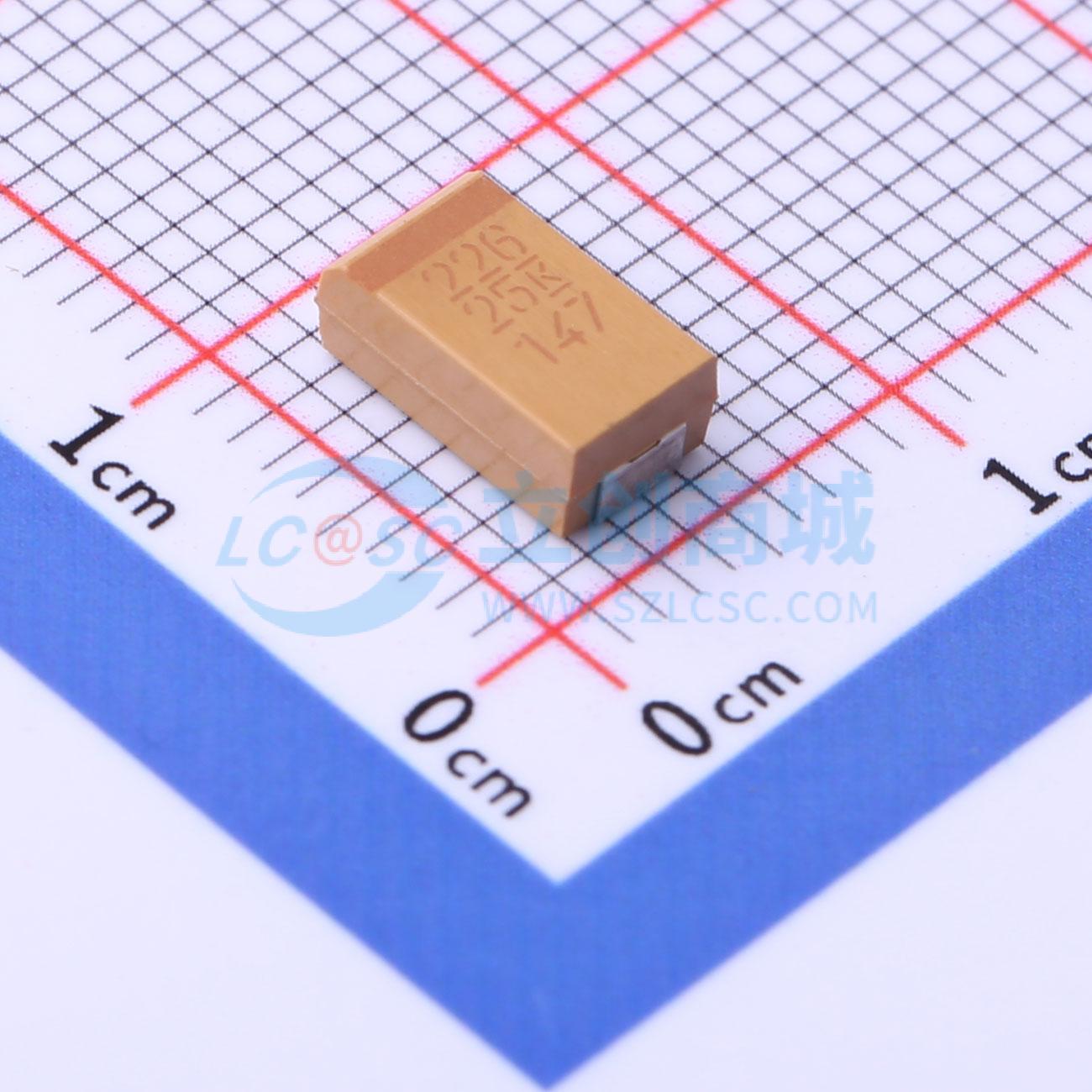 点击查看大图 T491D226M025AT实物图