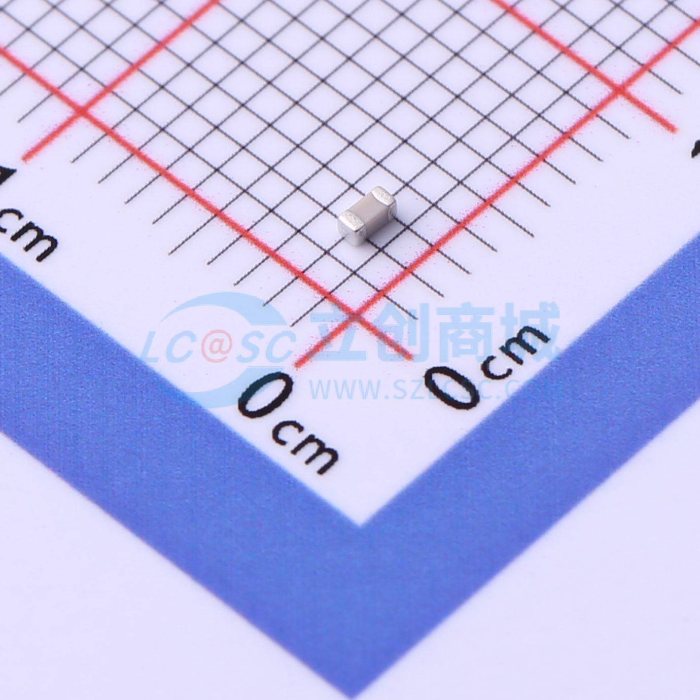 点击查看大图 VJ0603A100JXACW1BC实物图
