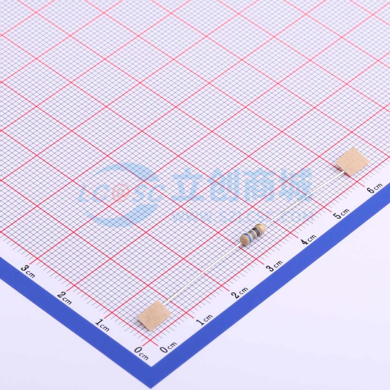 CF1/4W-68Ω±5%T52实物图