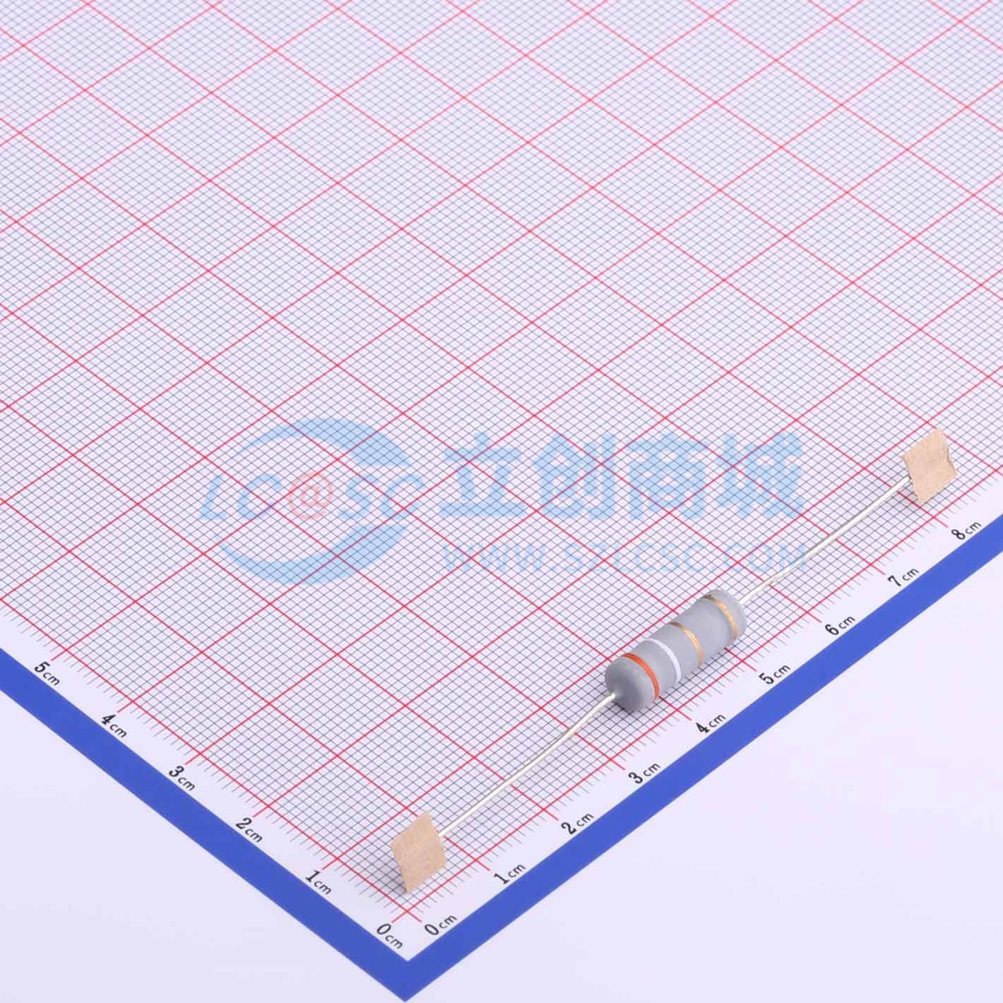 点击查看大图 MOF5WS-3.9Ω±5%T实物图