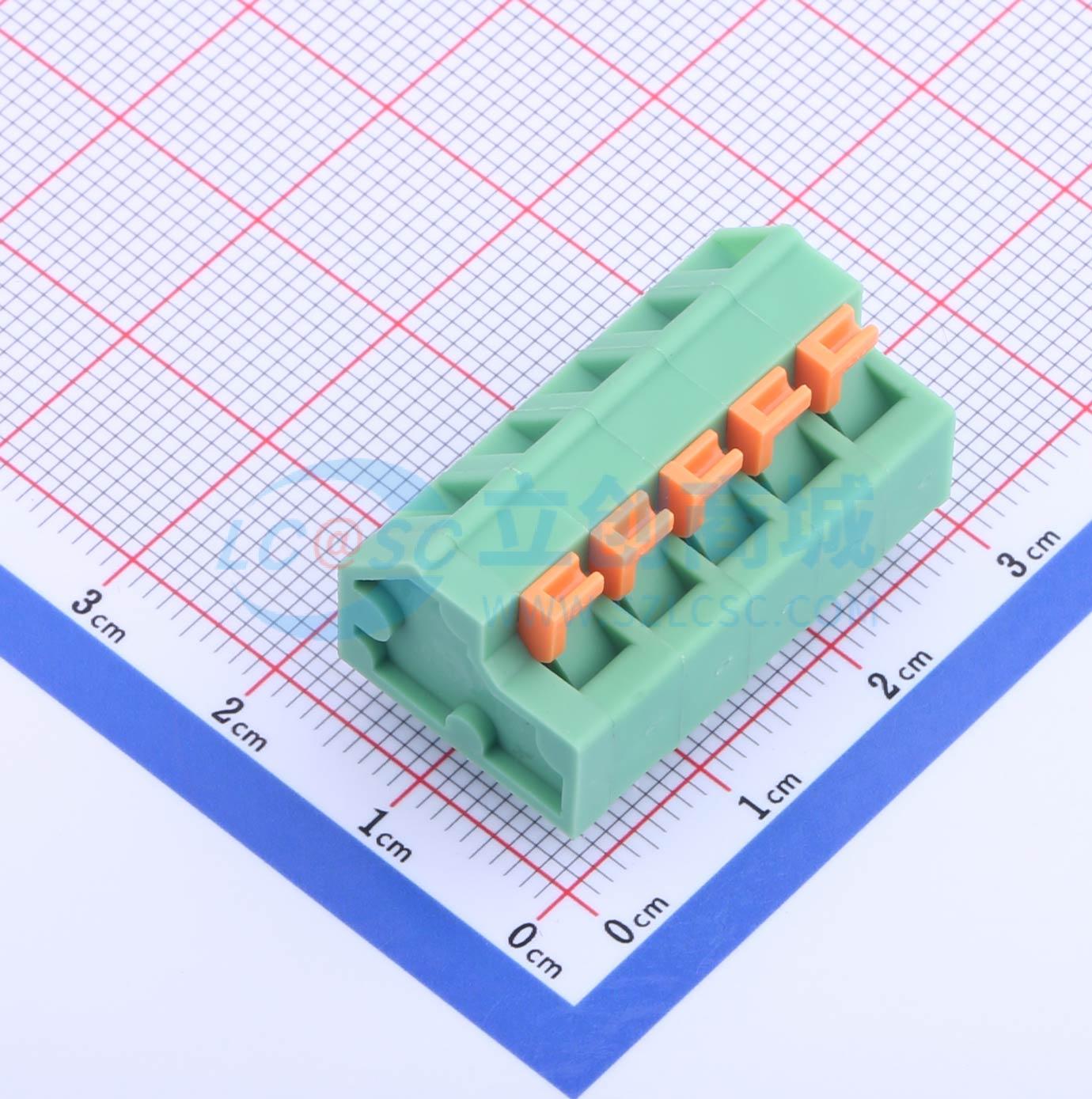 点击查看大图 KF237-5.08-5P实物图
