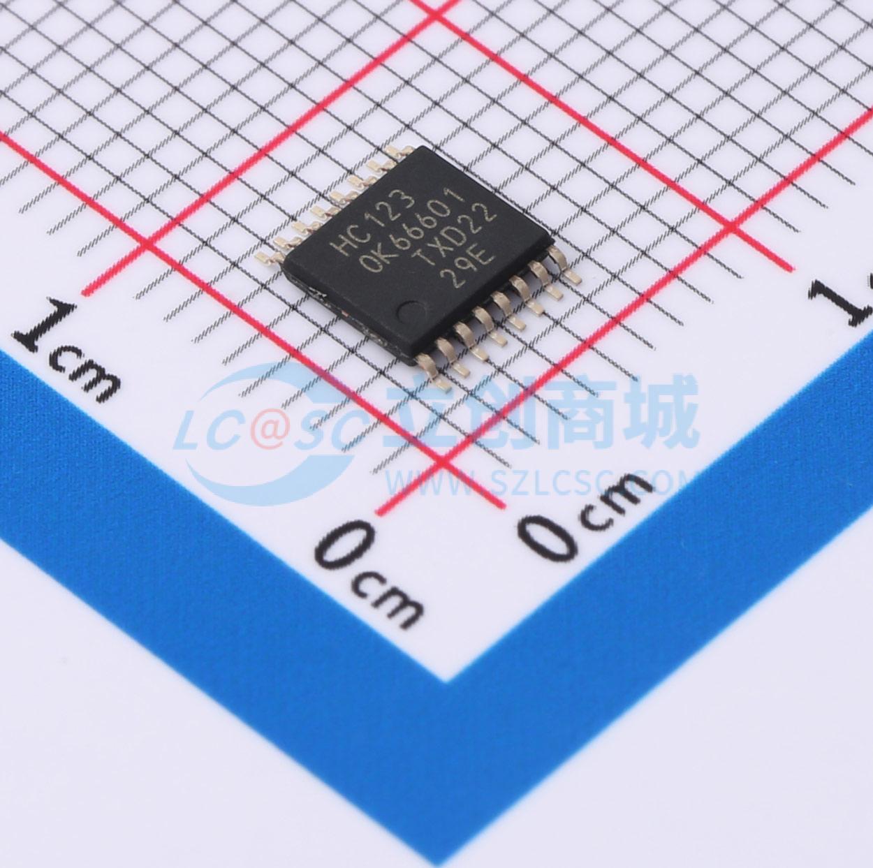 点击查看大图 74HC123PW-Q100,118实物图