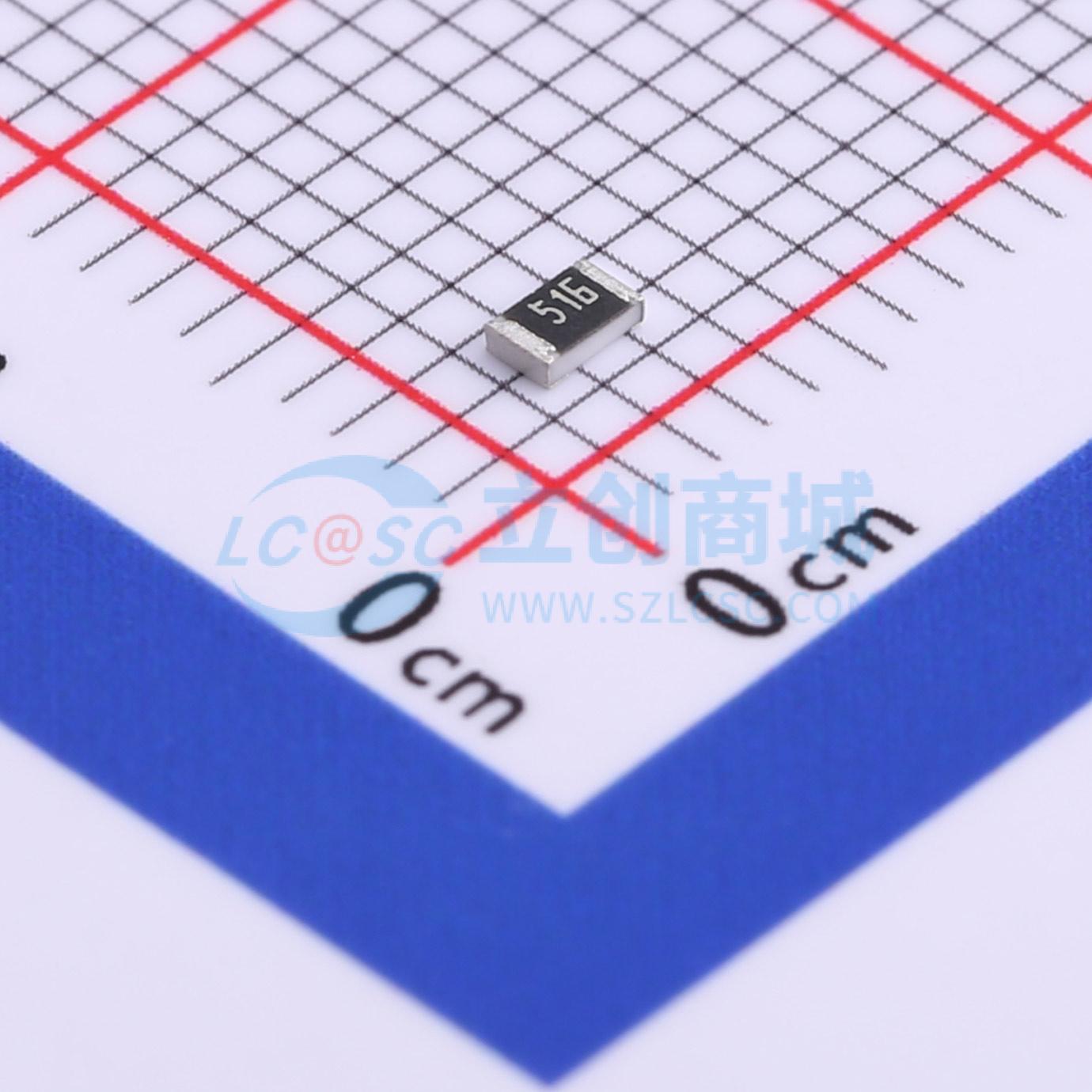 点击查看大图 0805W8J0516T5E实物图