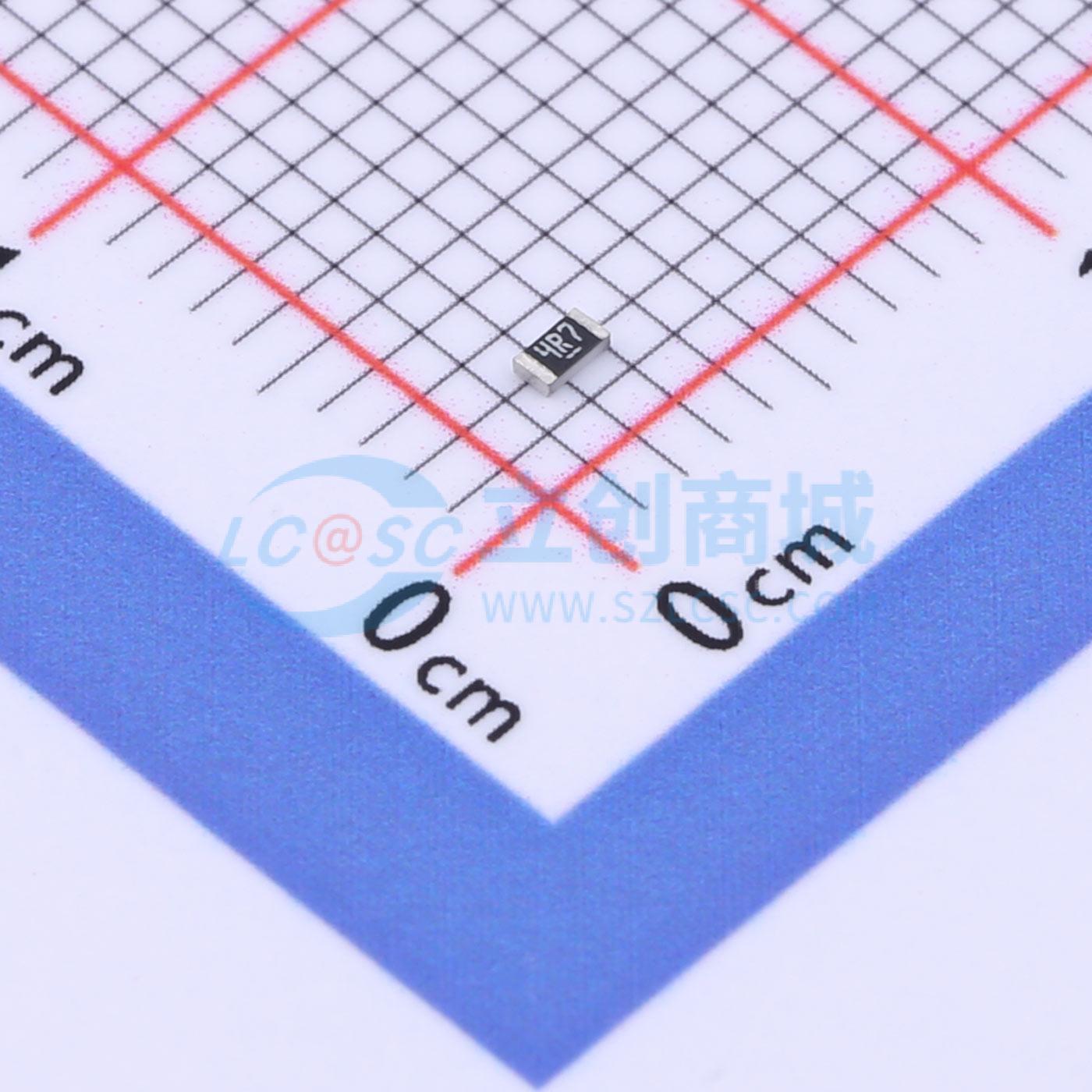 点击查看大图 RT0603BRD074R7L实物图
