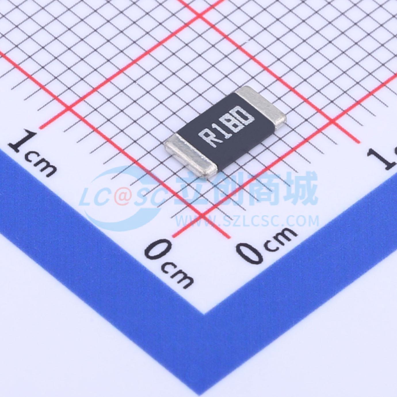 点击查看大图 HoLR2512-180mR-1%-75ppm实物图