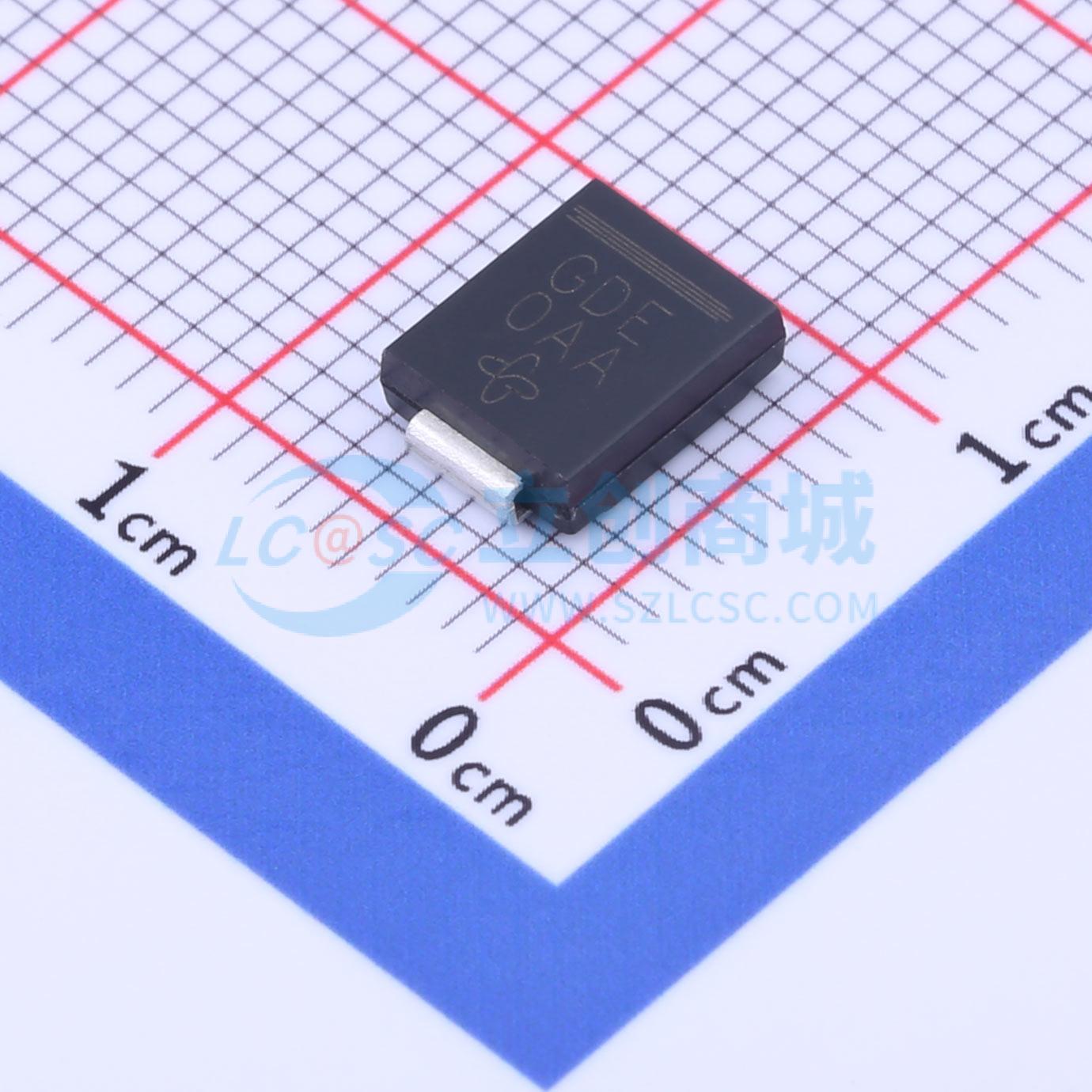 点击查看大图 SMCJ5.0A-E3/57T实物图