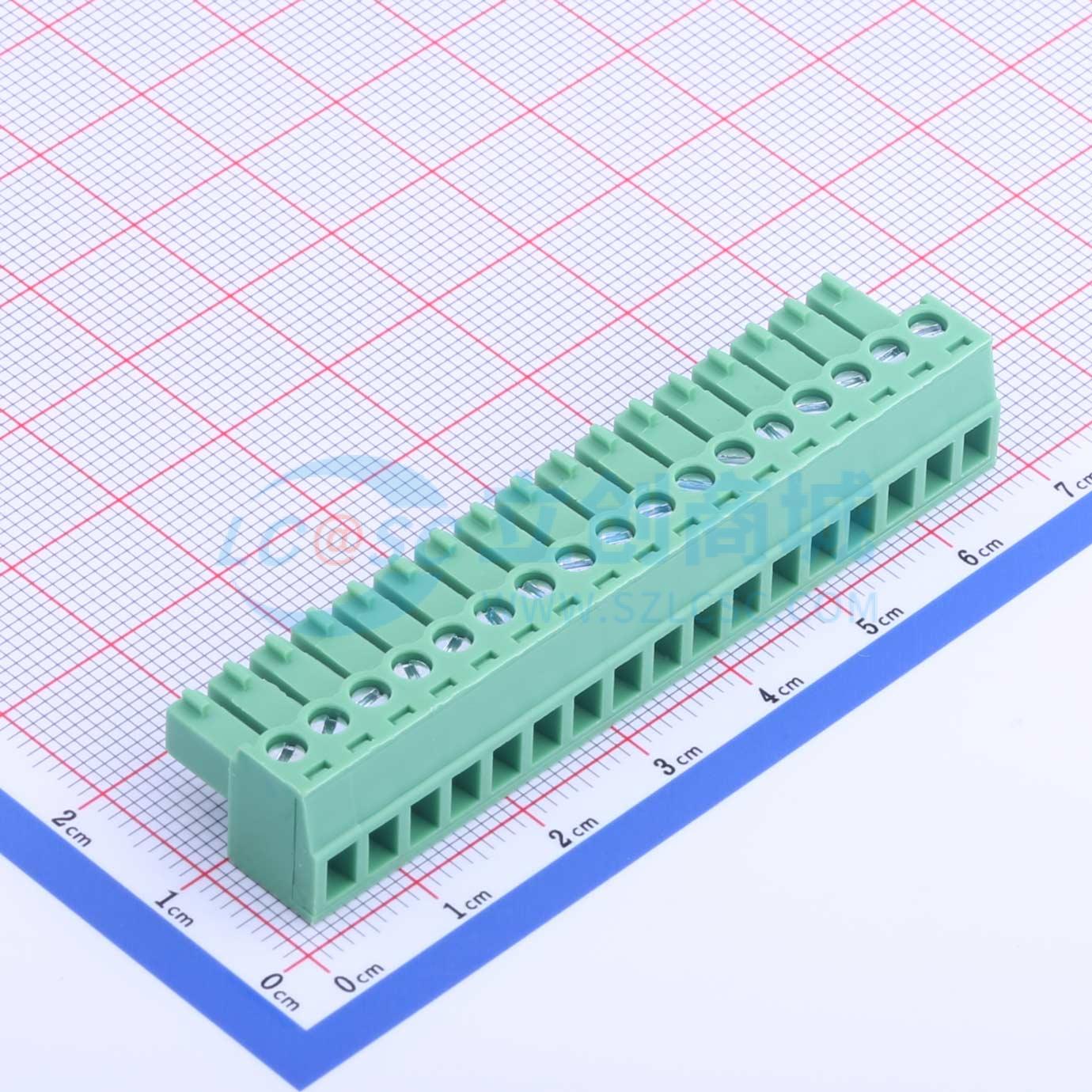 点击查看大图 KF2EDGK-3.81-17P实物图
