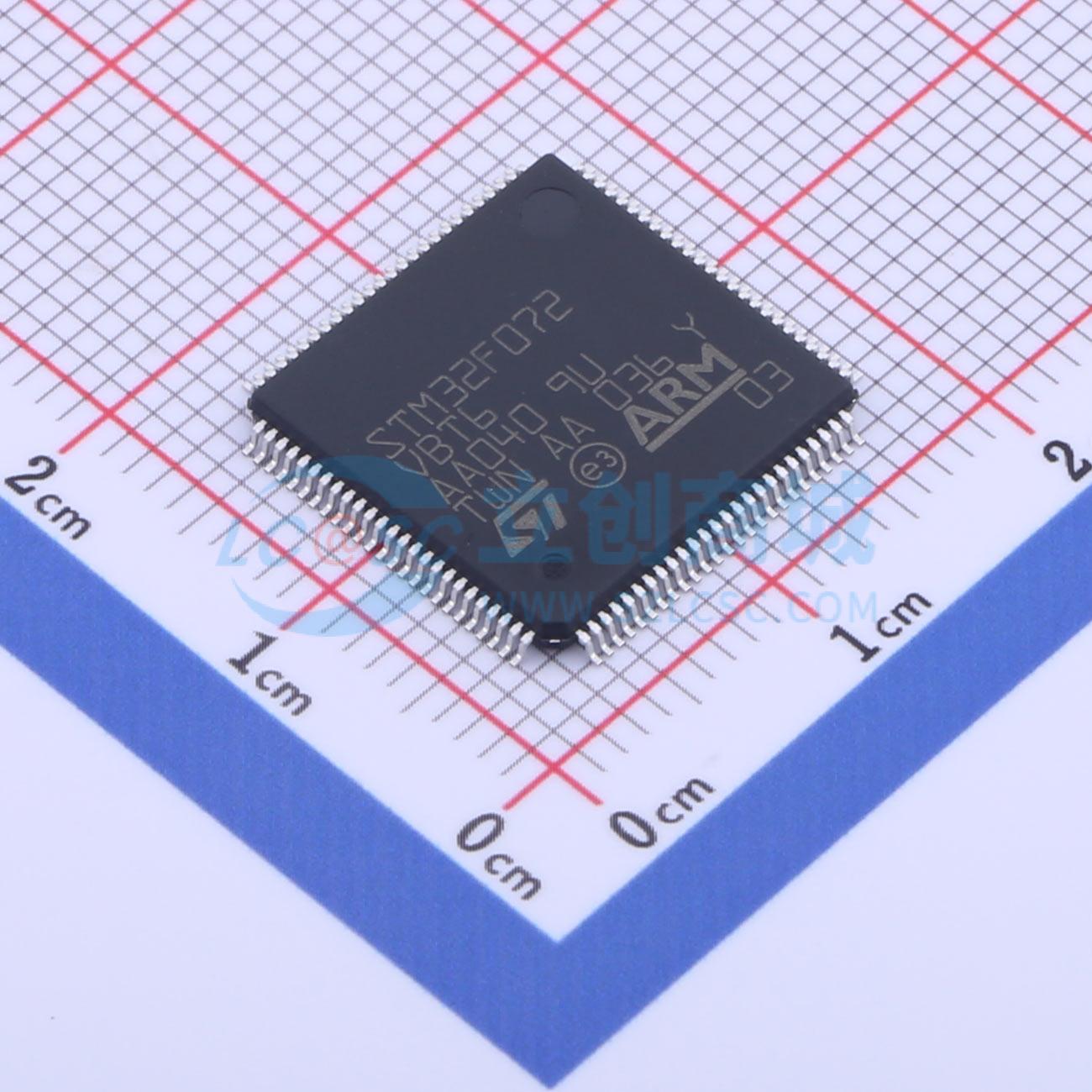 STM32F072VBT6实物图