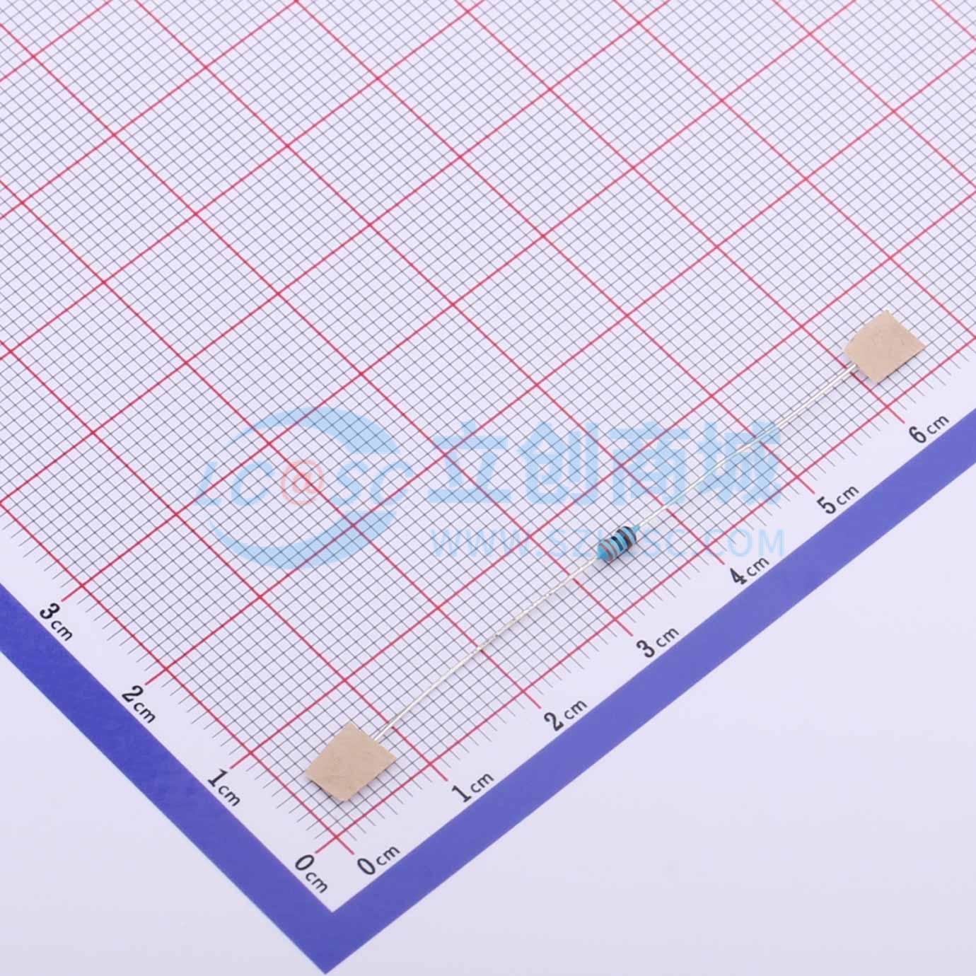 MF1/8W-3.3KΩ±1%T52实物图