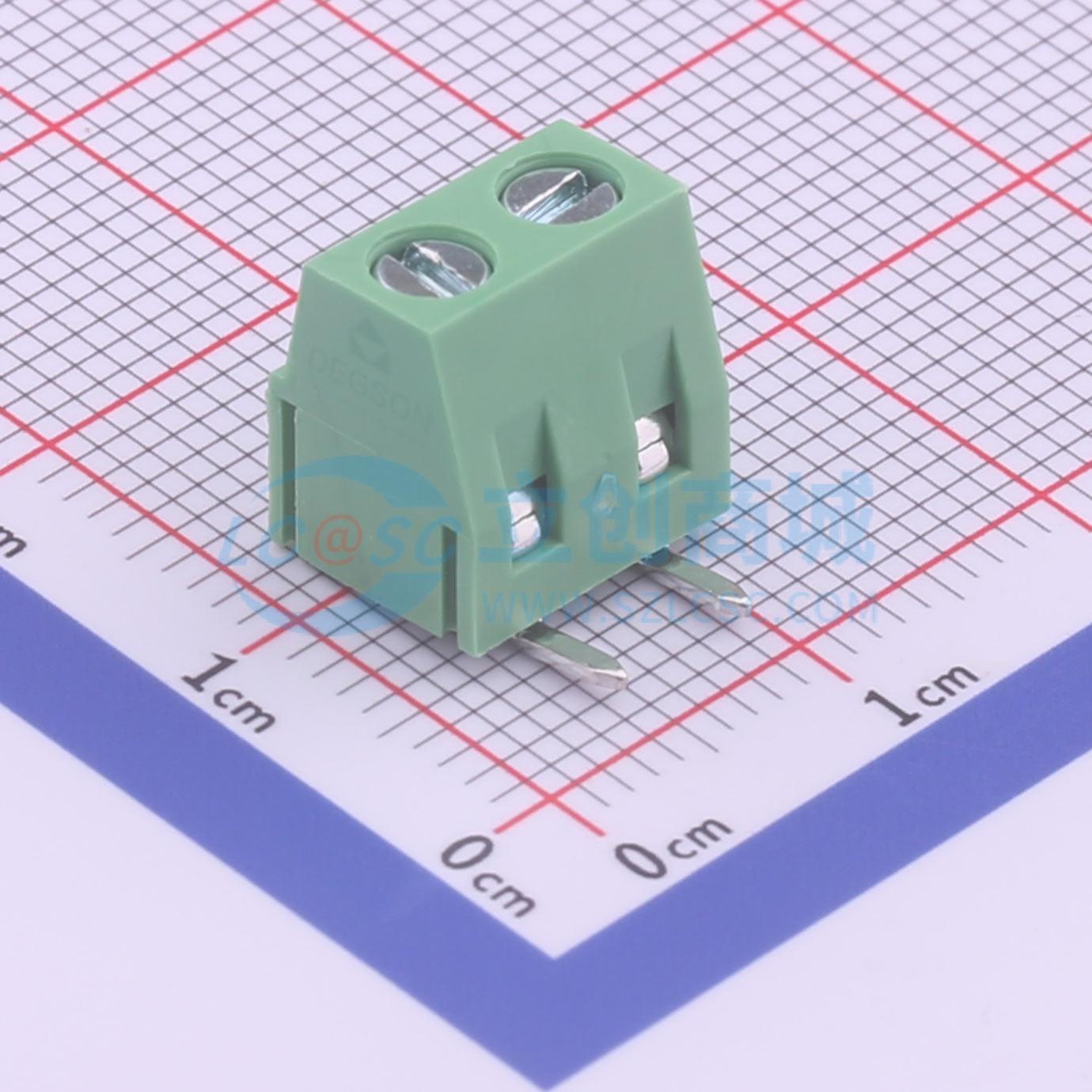 点击查看大图 DG127R-5.08-02P-14-00A(H)实物图