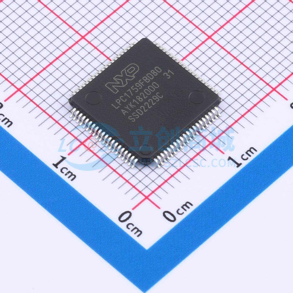点击查看大图 LPC1759FBD80K实物图