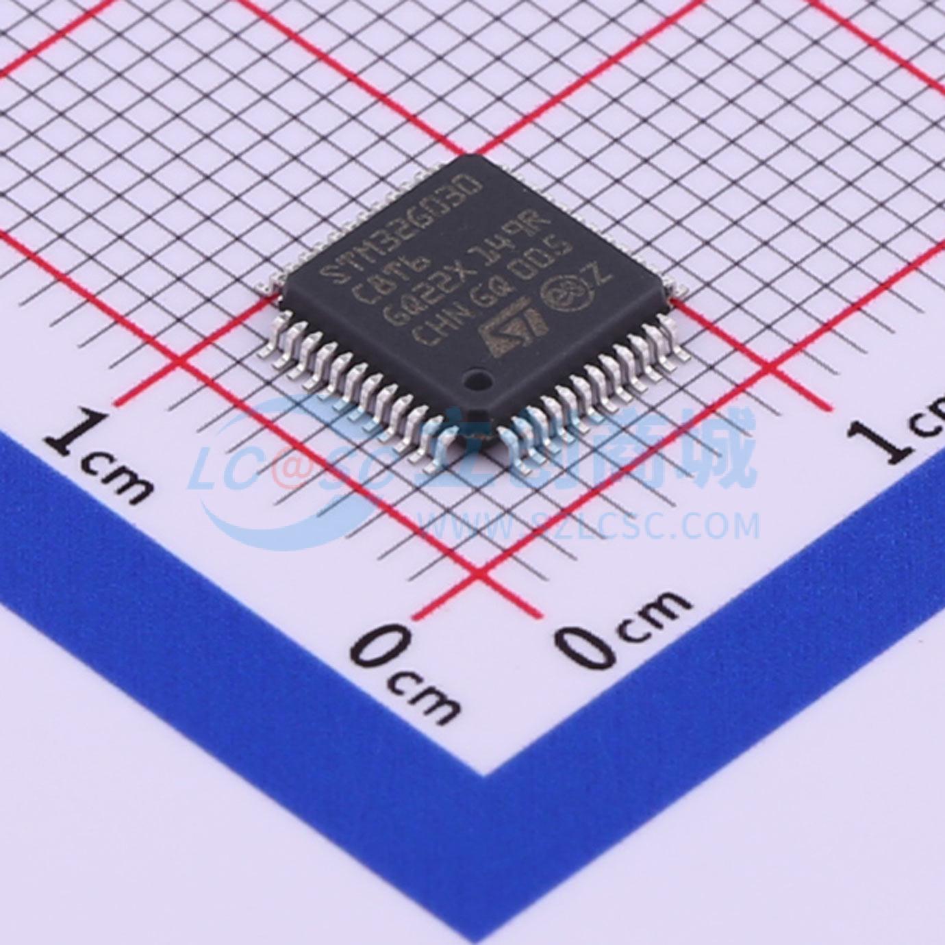 STM32G030C8T6实物图