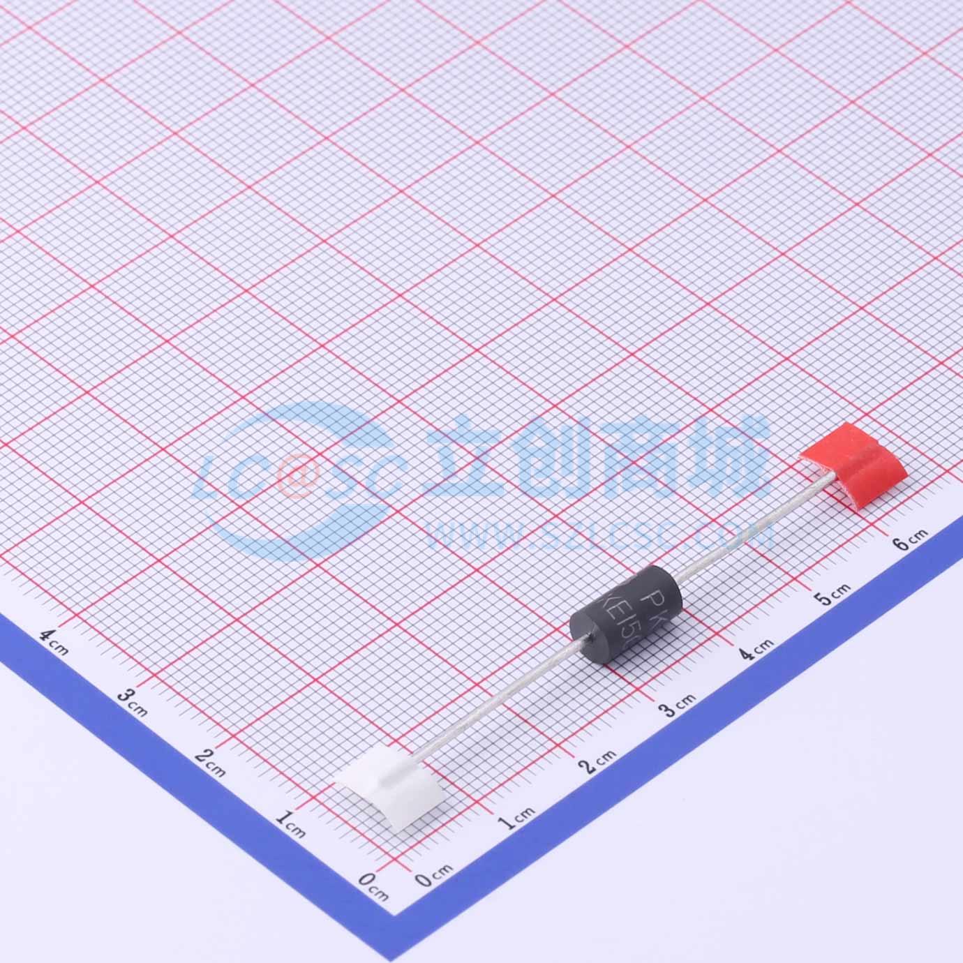 点击查看大图 1.5KE150CA/B实物图