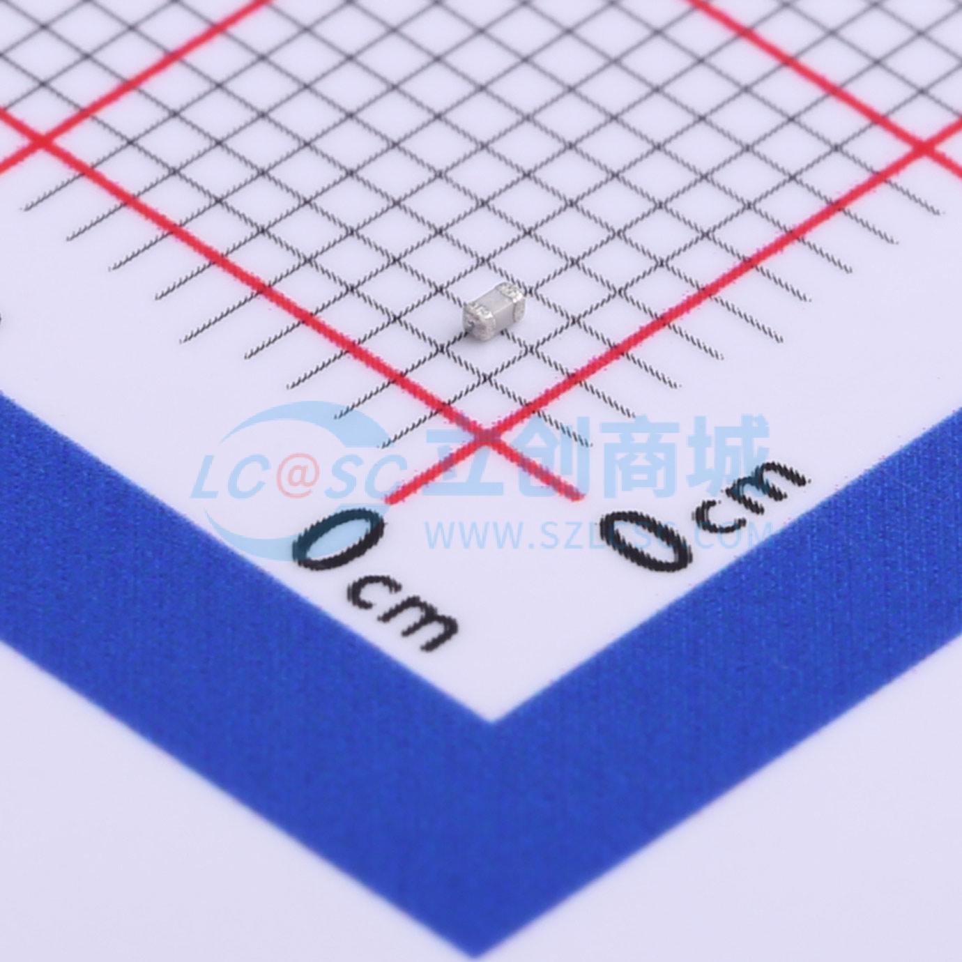 点击查看大图 CC0402DRNPO9BN6R2实物图