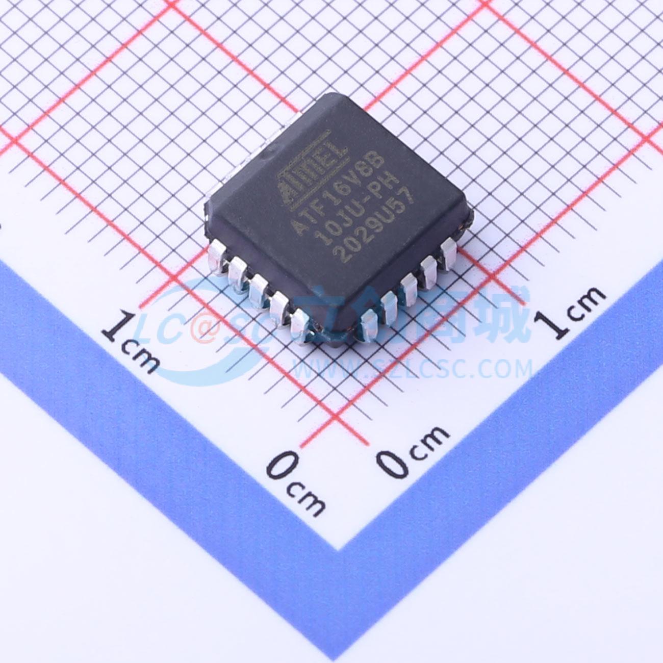 点击查看大图 ATF16V8B-10JU实物图