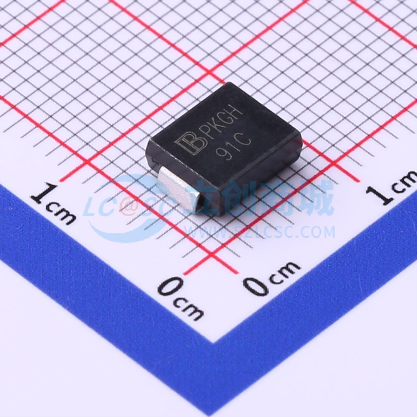 点击查看大图 1.5SMC91CA/TR7实物图