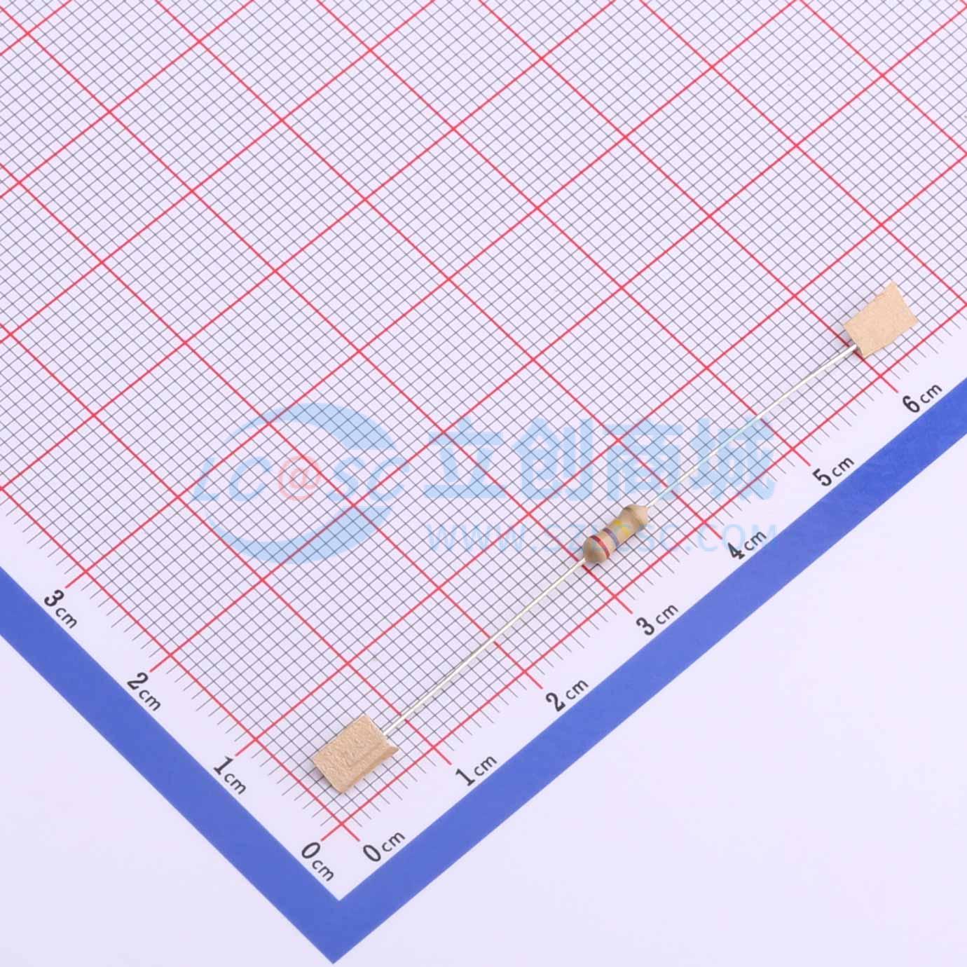 CF1/4W-270KΩ±5%T52实物图