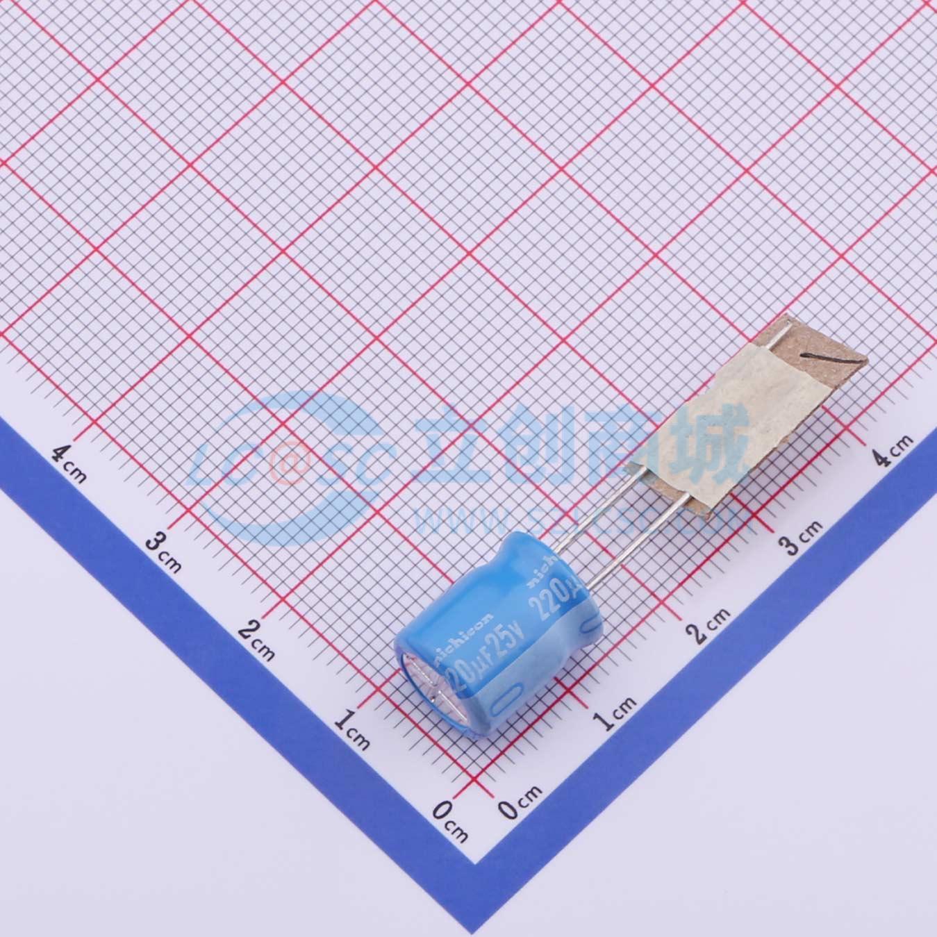 点击查看大图 UBT1E221MPD8TD实物图