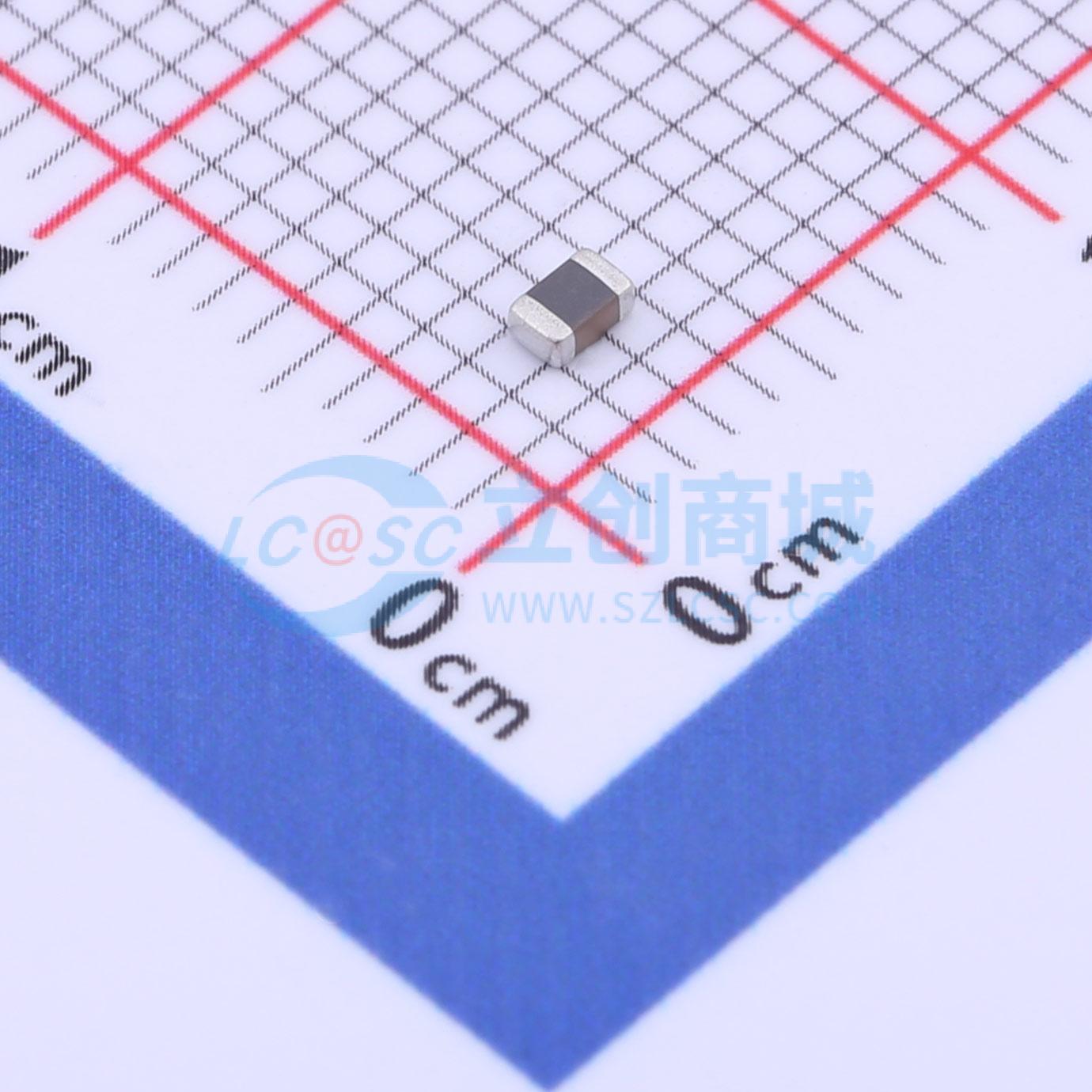 点击查看大图 TCC0805X7R102K101DTS实物图