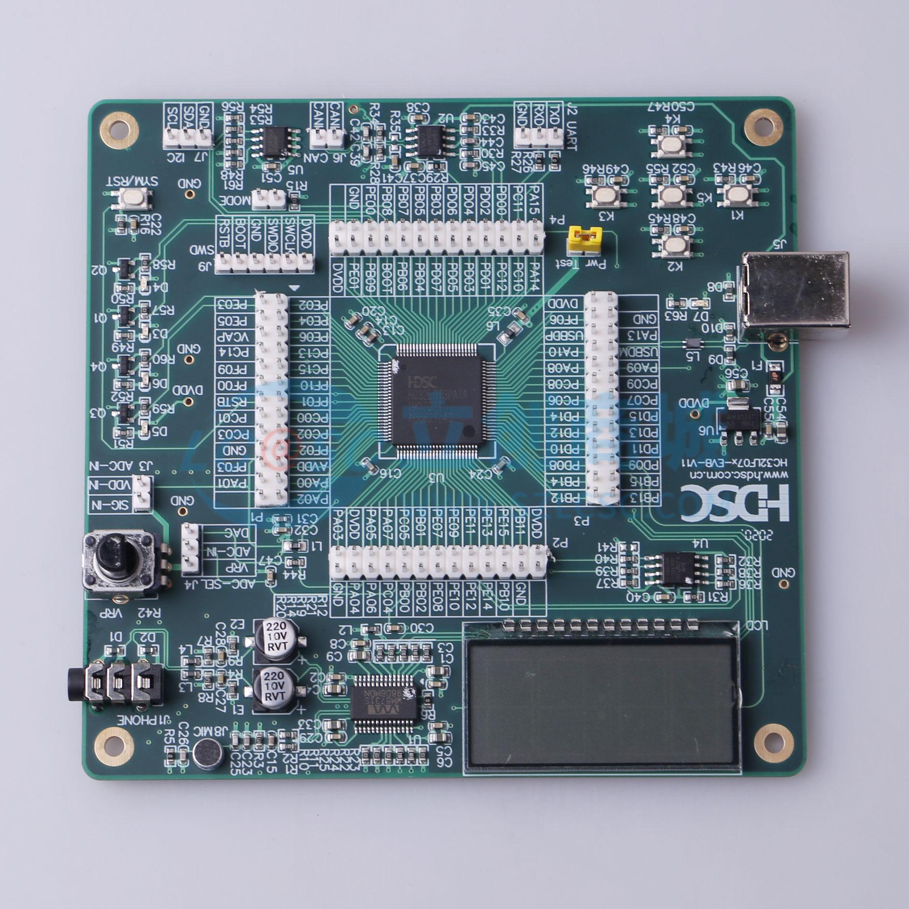 点击查看大图 EVB-HC32L073实物图