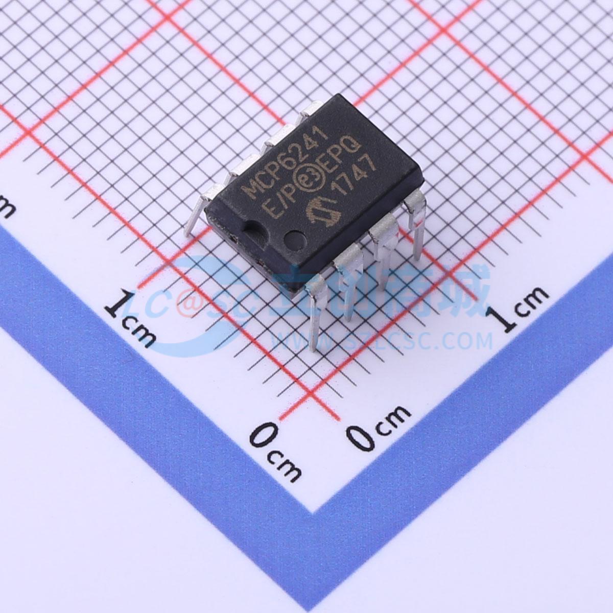 点击查看大图 MCP6241-E/P实物图