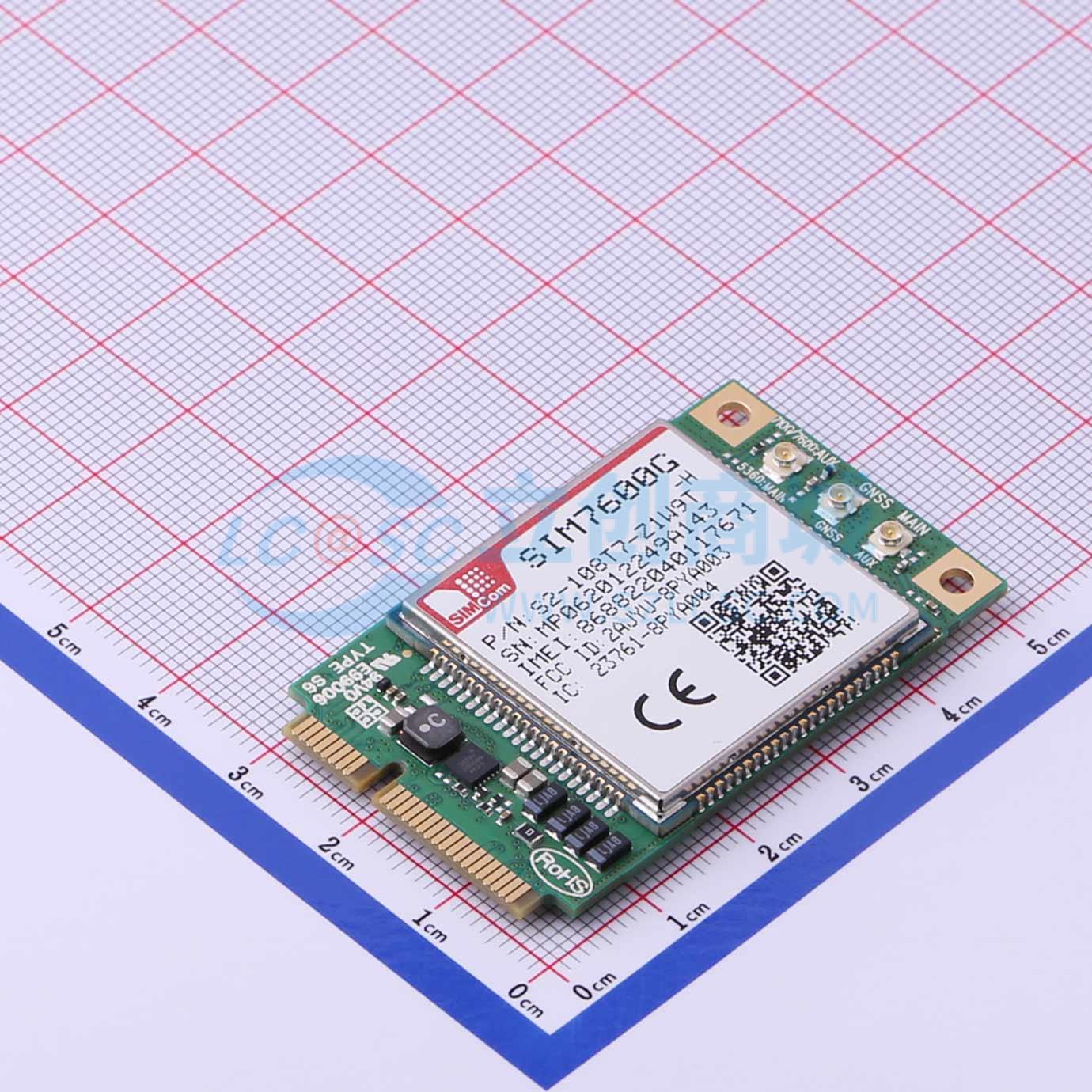 点击查看大图 SIM7600G-H-PCIE实物图