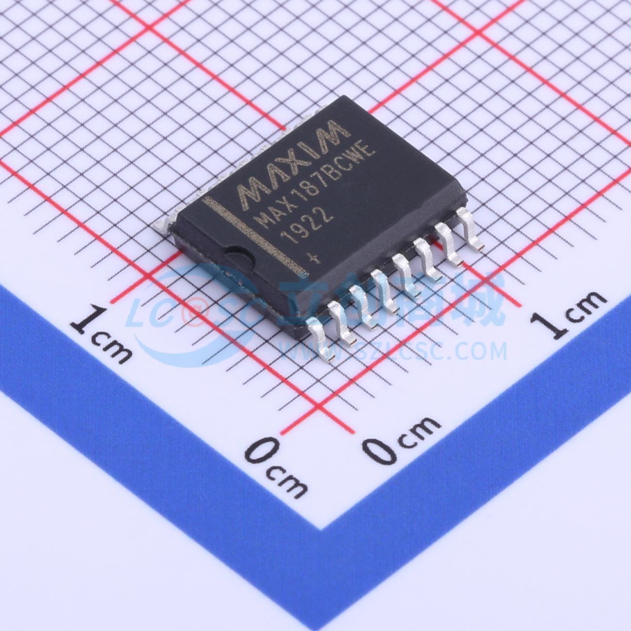 点击查看大图 MAX187BCWE+T实物图