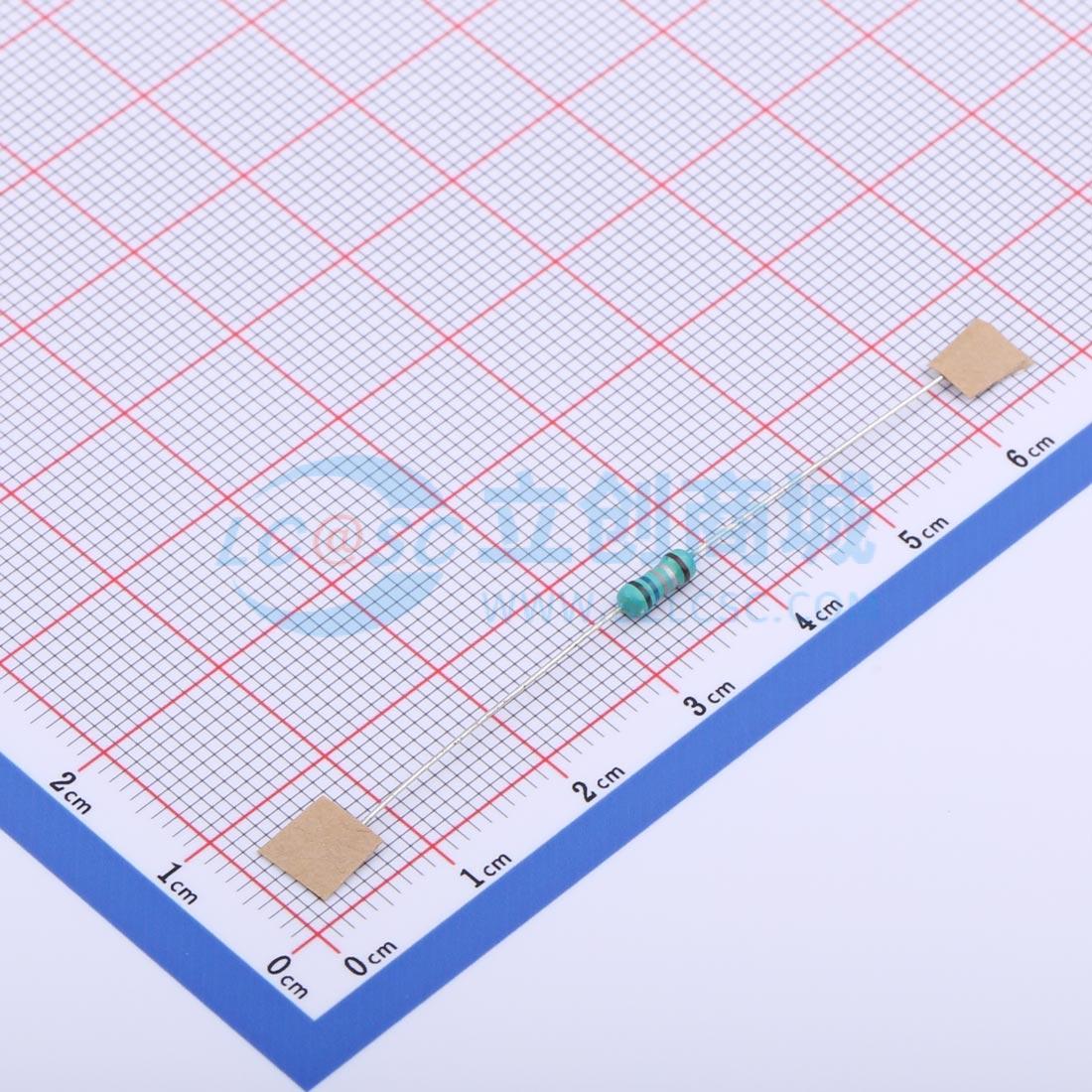 点击查看大图 MF1/2WS-0Ω68±1%-OT52实物图