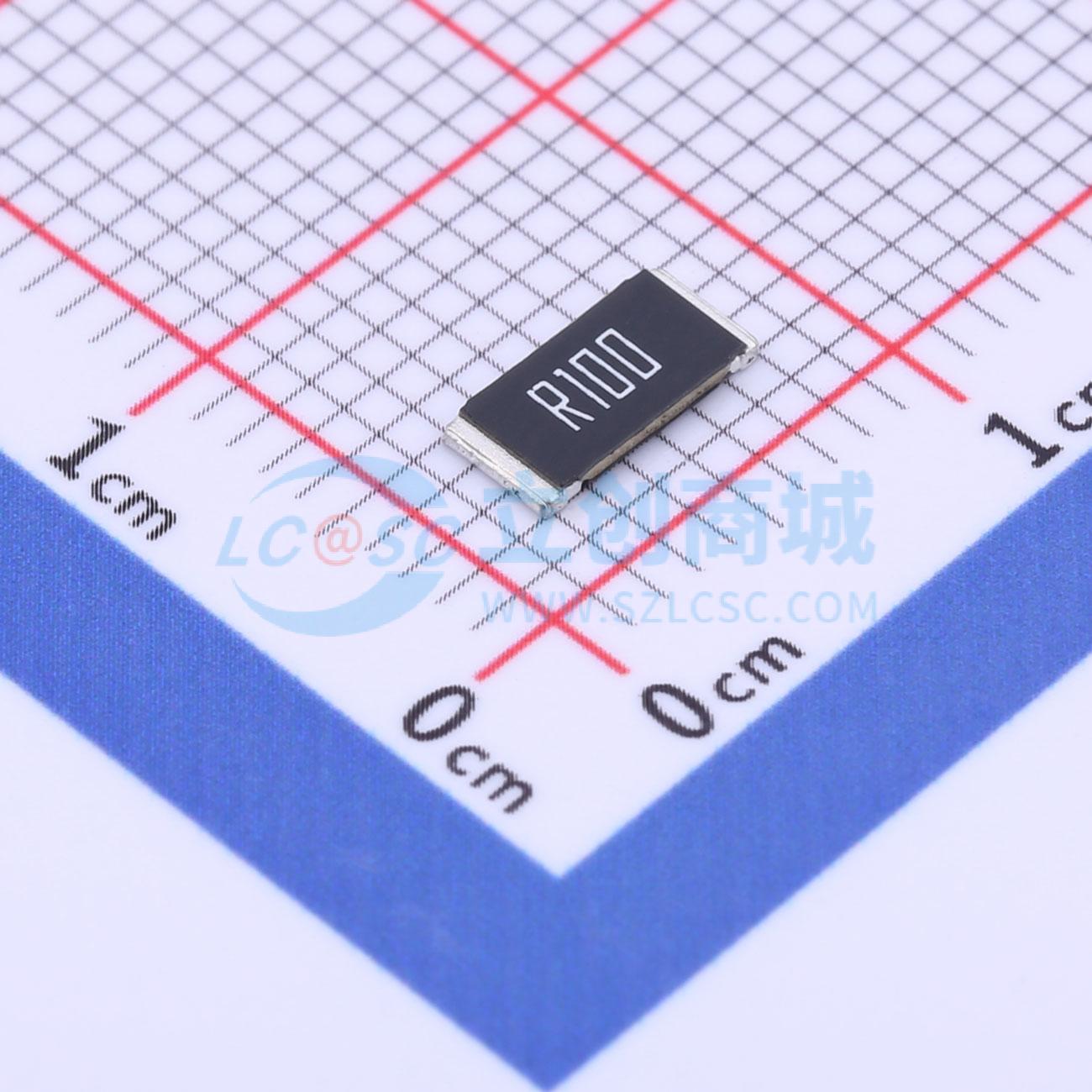 点击查看大图 HoGT2512-3W-100mR-1%实物图