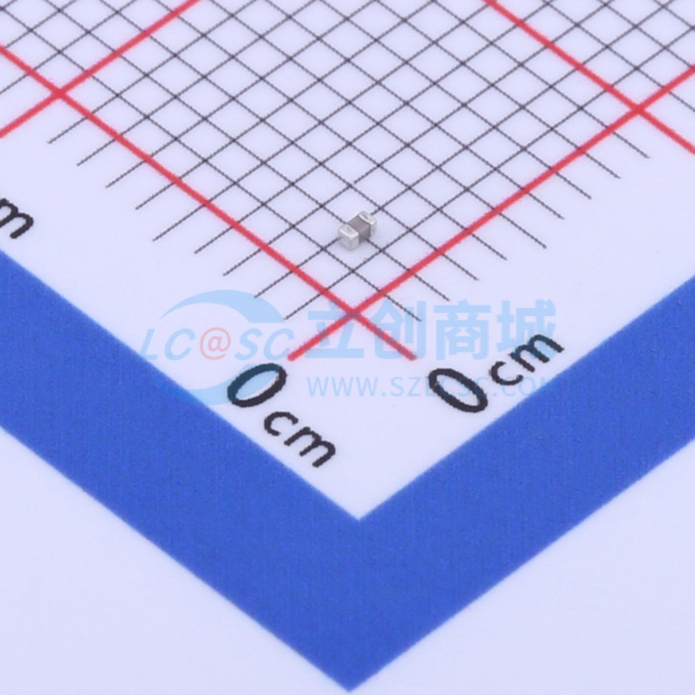 点击查看大图 TCC0402COG1R2C500AT实物图