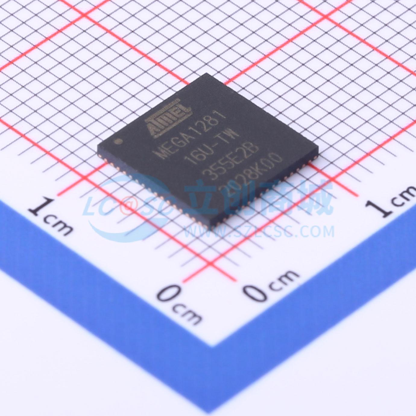 点击查看大图 ATMEGA1281-16MU实物图