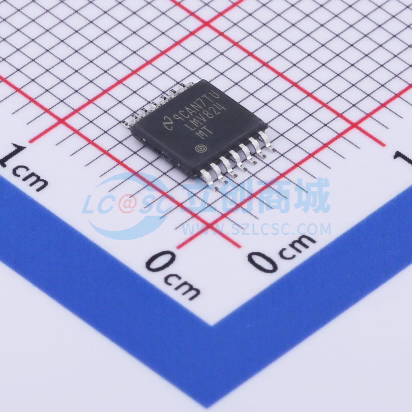 点击查看大图 LMV824MTX/NOPB实物图