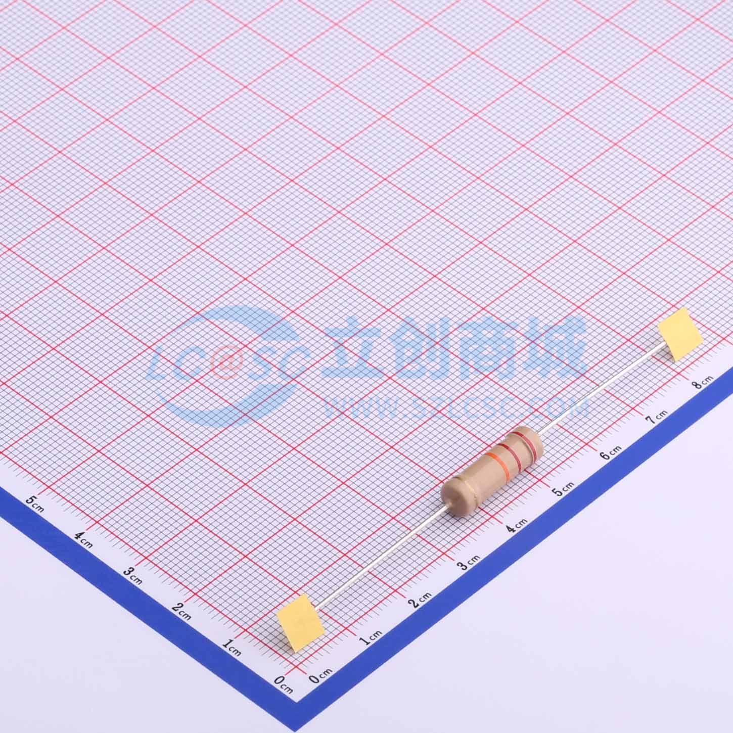 点击查看大图 CF3W-22KΩ±5%T实物图