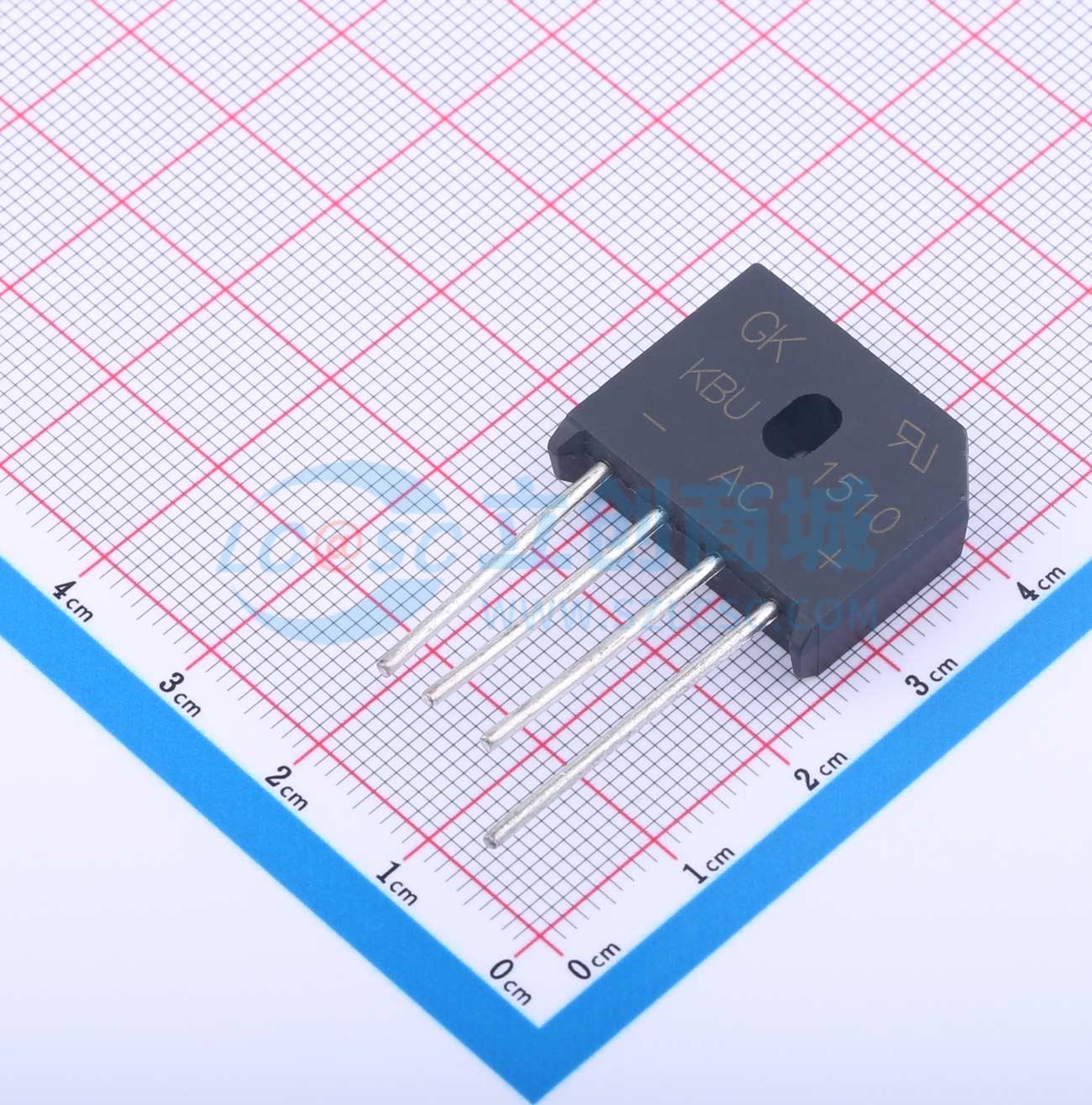 点击查看大图 KBU1510实物图